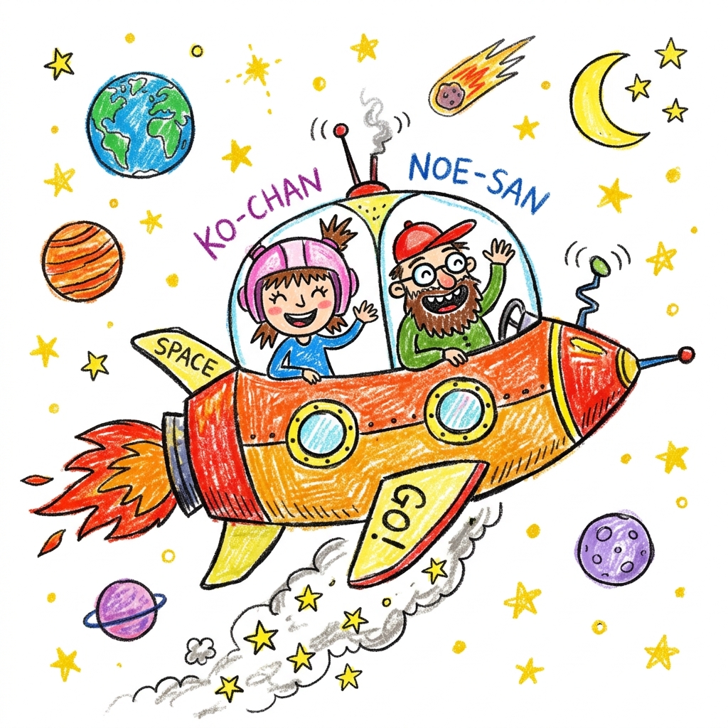 こうちゃんとのえさんの宇宙大冒険ロケット